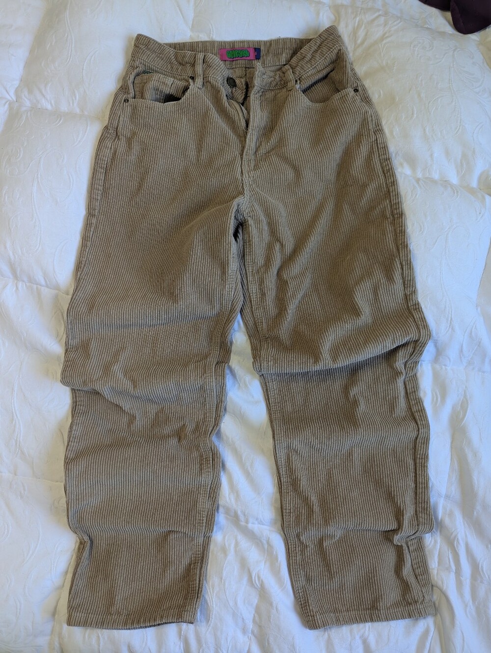 EMPYRE Tori Women's 6 Y2K Thick Corduroy Skater Pants